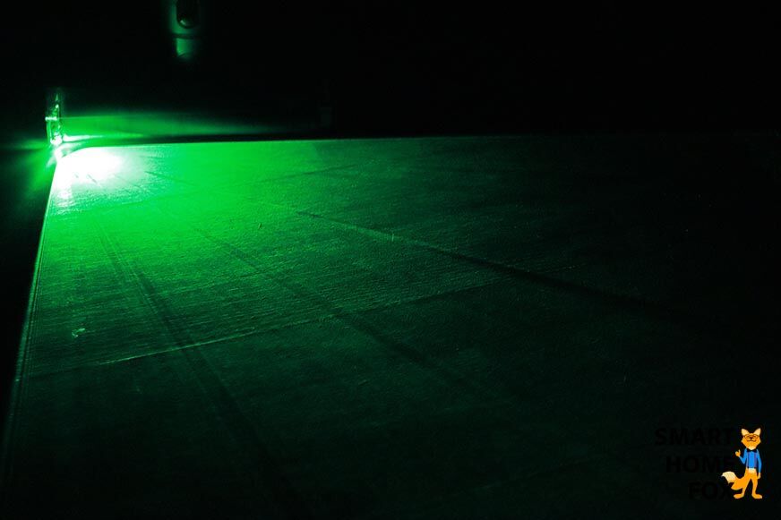 Lasererkennung im Dunklen